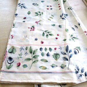 Vintage Ex-Cell Home Fashions Floral Shower Curtain Cottage Country Made In USA